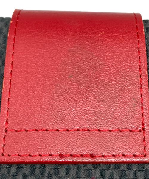 Yves Saint Laurent（イヴサンローラン）Yves Saint Laurent (イヴサンローラン) ポシェット ネイビー×レッドの古着・服飾アイテム