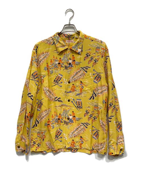 Sun Surf（サンサーフ）Sun Surf (サンサーフ) 長袖シャツ イエロー サイズ:XLの古着・服飾アイテム