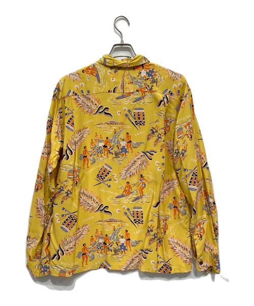 Sun Surf（サンサーフ）Sun Surf (サンサーフ) 長袖シャツ イエロー サイズ:XLの古着・服飾アイテム
