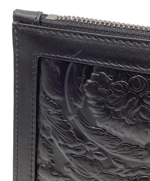 VERSACE（ヴェルサーチェ）VERSACE (ヴェルサーチェ) クラッチバッグ ブラックの古着・服飾アイテム