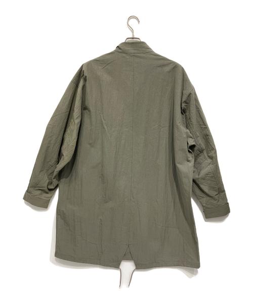 ATTACHMENT（アタッチメント）ATTACHMENT (アタッチメント) ノーカラーコート オリーブ サイズ:3の古着・服飾アイテム