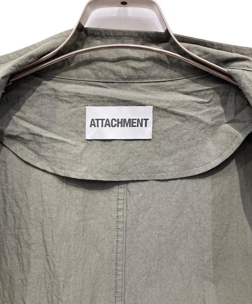 ATTACHMENT（アタッチメント）ATTACHMENT (アタッチメント) ノーカラーコート オリーブ サイズ:3の古着・服飾アイテム