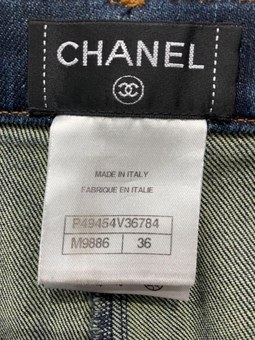 CHANEL（シャネル）CHANEL (シャネル) デニムパンツ インディゴ サイズ:36の古着・服飾アイテム