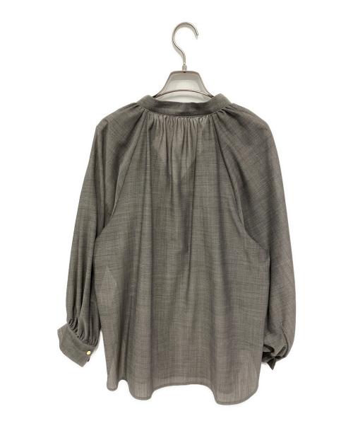 BEIGE（ベイジ）BEIGE (ベイジ) 長袖ブラウス ダークグレー サイズ:32の古着・服飾アイテム