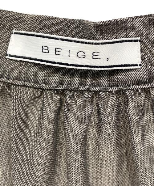 BEIGE（ベイジ）BEIGE (ベイジ) 長袖ブラウス ダークグレー サイズ:32の古着・服飾アイテム