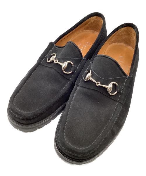 GUCCI（グッチ）GUCCI (グッチ) ホースビットローファー ブラック サイズ:41の古着・服飾アイテム
