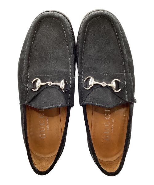 GUCCI（グッチ）GUCCI (グッチ) ホースビットローファー ブラック サイズ:41の古着・服飾アイテム