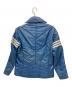 adidas (アディダス) 中綿ジャケット ブルー×ホワイト サイズ:M：6000円
