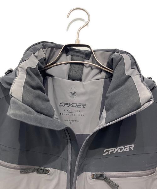 SPYDER（スパイダー）SPYDER (スパイダー) スキーウェア(ジャケット) グレー×ブラック サイズ:Sの古着・服飾アイテム