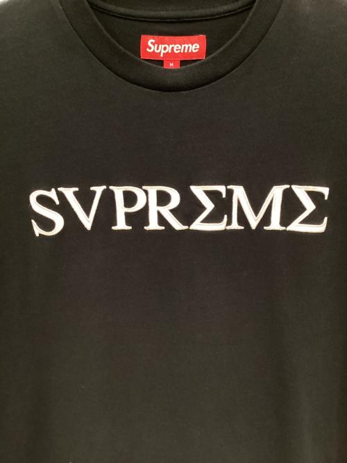 SUPREME（シュプリーム）SUPREME (シュプリーム) 半袖カットソー ブラック サイズ:Mの古着・服飾アイテム