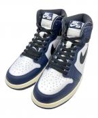 NIKEナイキ）の古着「Air Jordan 1 Retro High OG "Midnight Navy"」｜ネイビー×ホワイト