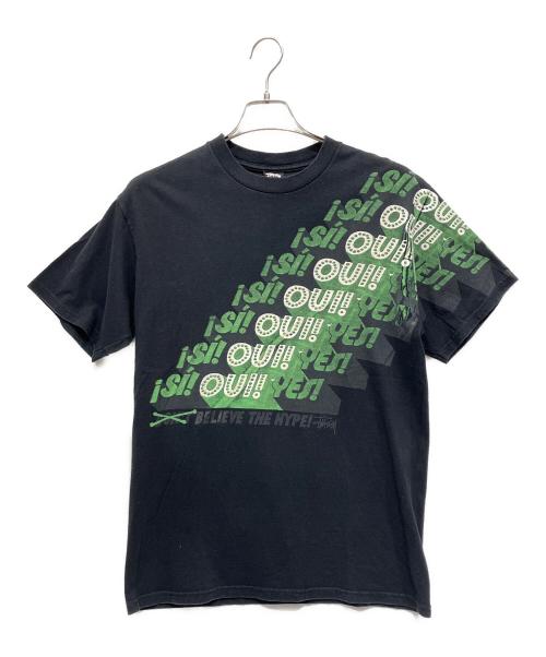 stussy（ステューシー）stussy (ステューシー) Brent Rollins 半袖カットソー ブラック サイズ:Mの古着・服飾アイテム