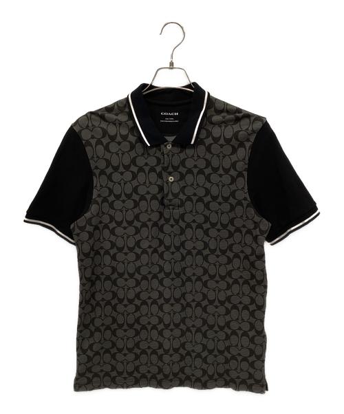 COACH（コーチ）COACH (コーチ) ポロシャツ ブラック サイズ:Sの古着・服飾アイテム
