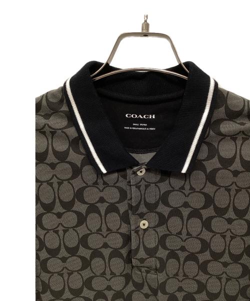 COACH（コーチ）COACH (コーチ) ポロシャツ ブラック サイズ:Sの古着・服飾アイテム