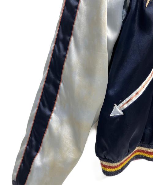 TAILOR東洋（テーラートウヨウ）TAILOR東洋 (テーラートウヨウ) スカジャン ブラウン×ネイビー サイズ:XLの古着・服飾アイテム