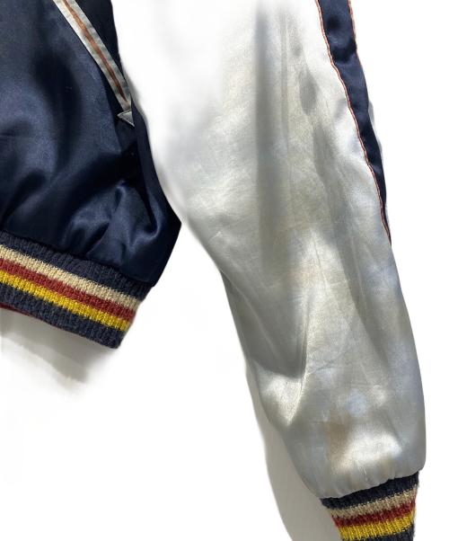 TAILOR東洋（テーラートウヨウ）TAILOR東洋 (テーラートウヨウ) スカジャン ブラウン×ネイビー サイズ:XLの古着・服飾アイテム