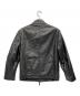 ARMANI COLLEZIONI (アルマーニ コレツィオーニ) ラムレザージャケット ブラック サイズ:40：20000円