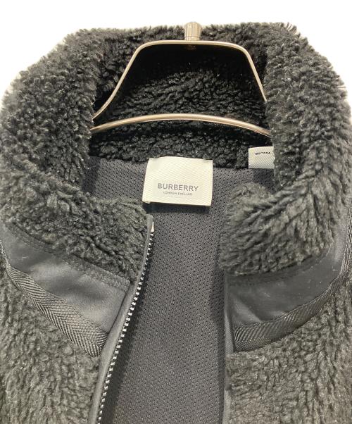 BURBERRY（バーバリー）BURBERRY (バーバリー) BULWICH CREST Flees Jacket ブラック サイズ:Lの古着・服飾アイテム