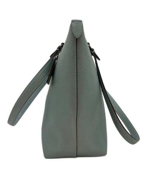 COACH（コーチ）COACH (コーチ) ハンドバッグ ブルーの古着・服飾アイテム
