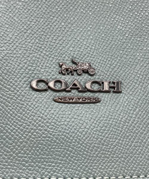 COACH（コーチ）COACH (コーチ) ハンドバッグ ブルーの古着・服飾アイテム