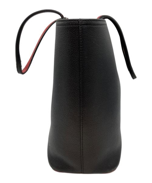 Christian Louboutin（クリスチャン・ルブタン）Christian Louboutin (クリスチャン・ルブタン) スタッズトートバッグ ブラック×レッドの古着・服飾アイテム