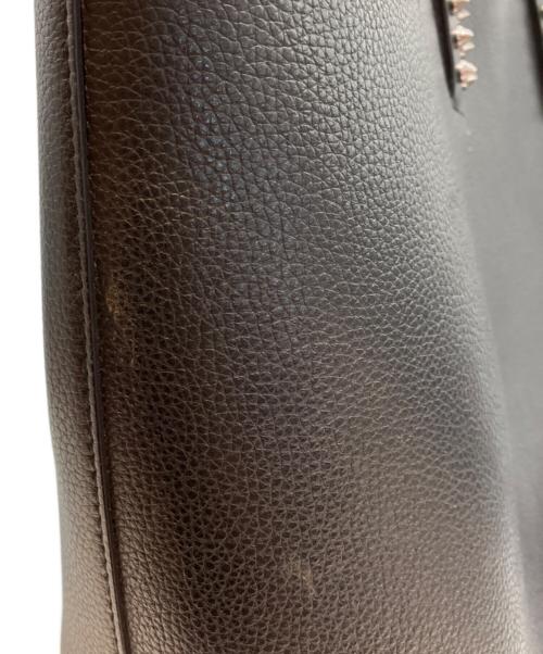 Christian Louboutin（クリスチャン・ルブタン）Christian Louboutin (クリスチャン・ルブタン) スタッズトートバッグ ブラック×レッドの古着・服飾アイテム