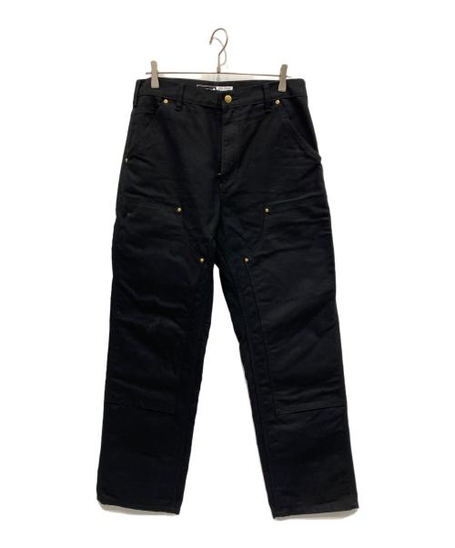 CarHartt（カーハート）CarHartt (カーハート) ダブルニーペインターパンツ ブラック サイズ:81cm81(W32)の古着・服飾アイテム