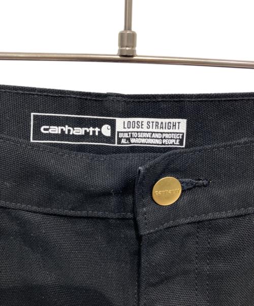 CarHartt（カーハート）CarHartt (カーハート) ダブルニーペインターパンツ ブラック サイズ:81cm81(W32)の古着・服飾アイテム