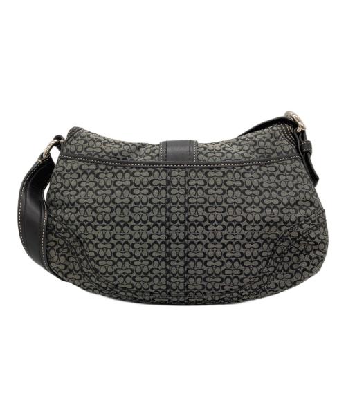 COACH（コーチ）COACH (コーチ) ワンショルダーバッグ ブラック×グレーの古着・服飾アイテム