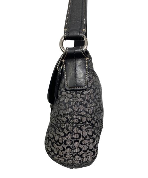 COACH（コーチ）COACH (コーチ) ワンショルダーバッグ ブラック×グレーの古着・服飾アイテム