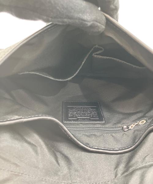COACH（コーチ）COACH (コーチ) ワンショルダーバッグ ブラック×グレーの古着・服飾アイテム