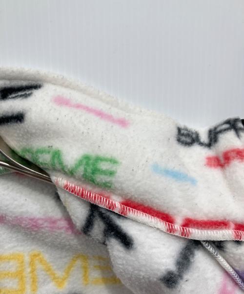 THE NORTH FACE（ザ ノース フェイス）THE NORTH FACE (ザ ノース フェイス) SUPREME (シュプリーム) Steep Tech Fleece Jacket ホワイト×マルチカラー サイズ:Sの古着・服飾アイテム