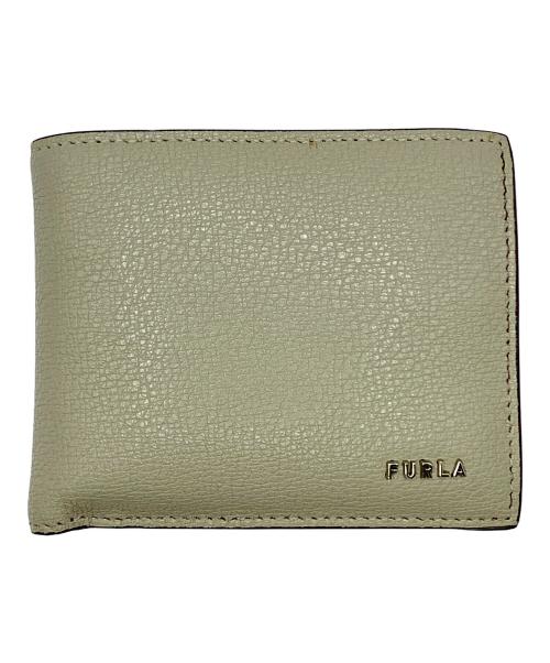 FURLA（フルラ）FURLA (フルラ) 2つ折り財布 ライトグレーの古着・服飾アイテム