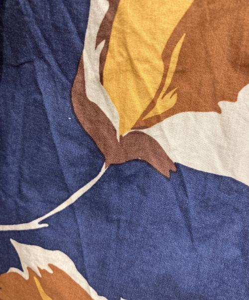 BEARDSLEY（ビアズリー）BEARDSLEY (ビアズリー) ノースリーブワンピース ネイビー×ブラウン サイズ:Freeの古着・服飾アイテム