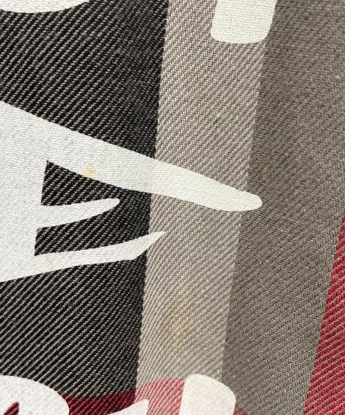 A BATHING APE（アベイシングエイプ）A BATHING APE (アベイシングエイプ) 中綿ジャケット レッド×ブラック×グレー サイズ:Mの古着・服飾アイテム