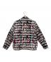 A BATHING APE (アベイシングエイプ) 中綿ジャケット レッド×ブラック×グレー サイズ:M：12000円