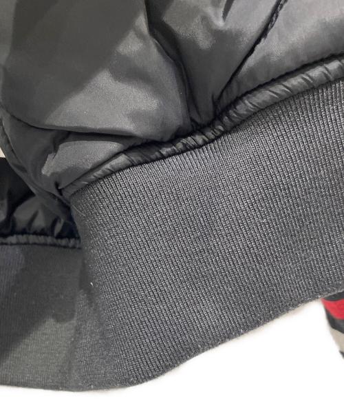 Aape BY A BATHING APE（エーエイプ バイ アベイシングエイプ）Aape BY A BATHING APE (エーエイプ バイ アベイシングエイプ) ベースボールジャケット AAPE NOW moonface logo baseball jacket ブラック サイズ:Mの古着・服飾アイテム