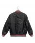 Aape BY A BATHING APE (エーエイプ バイ アベイシングエイプ) ベースボールジャケット AAPE NOW moonface logo baseball jacket ブラック サイズ:M：13000円