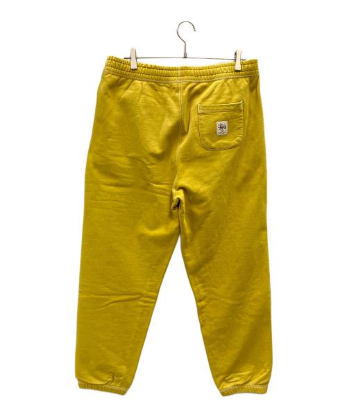stussy（ステューシー）stussy (ステューシー) Contrast Stitch Label Sweat Pant マスタード サイズ:Lの古着・服飾アイテム