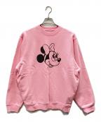 DISNEY×WCJディズニ―×ダブルシージェイ）の古着「スウェット」｜ピンク