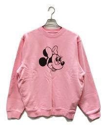 DISNEY×WCJ（ディズニ―×ダブルシージェイ）の古着「スウェット」｜ピンク