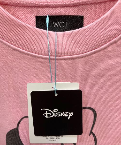 DISNEY（ディズニ―）DISNEY (ディズニ―) WCJ (ダブルシージェイ) スウェット ピンク サイズ:Free 未使用品の古着・服飾アイテム
