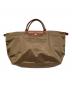 LONGCHAMP（ロンシャン）の古着「Lトラベルバッグ」｜グリーン×ブラウン