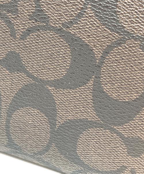 COACH（コーチ）COACH (コーチ) トートバッグ ダークブラウン×ブラックの古着・服飾アイテム