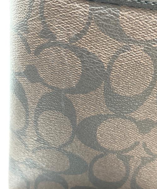 COACH（コーチ）COACH (コーチ) トートバッグ ダークブラウン×ブラックの古着・服飾アイテム