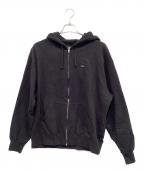 SUPREMEシュプリーム）の古着「ジップパーカー」｜ブラック