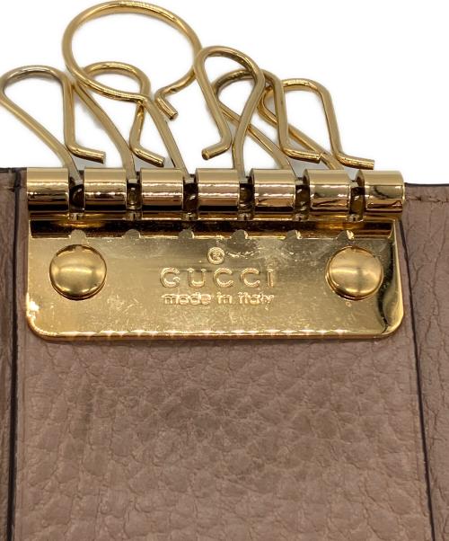 GUCCI（グッチ）GUCCI (グッチ) 6連キーケース ベージュの古着・服飾アイテム