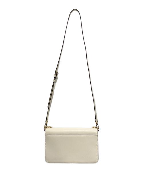 Kate Spade（ケイトスペード）Kate Spade (ケイトスペード) 2WAYバッグ ホワイト×ゴールドの古着・服飾アイテム