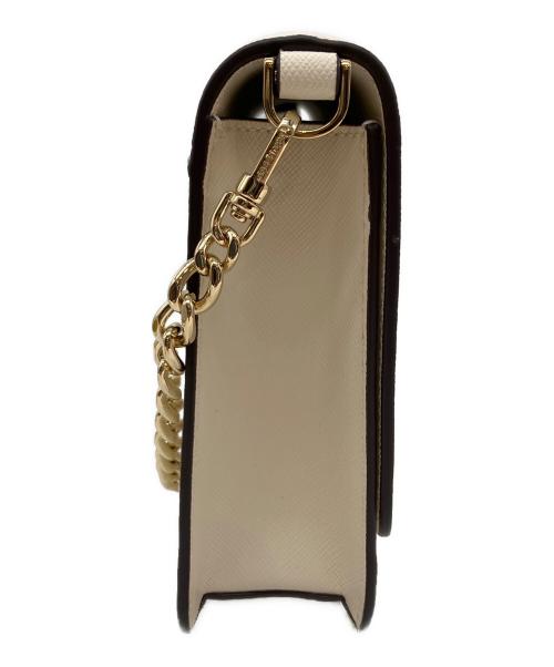 Kate Spade（ケイトスペード）Kate Spade (ケイトスペード) 2WAYバッグ ホワイト×ゴールドの古着・服飾アイテム