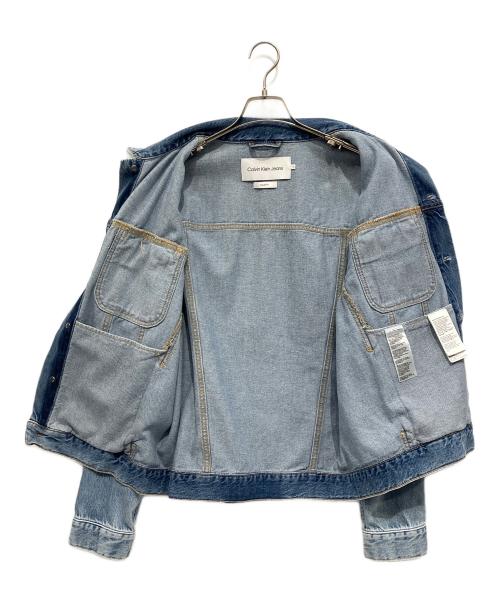 Calvin Klein Jeans（カルバンクラインジーンズ）Calvin Klein Jeans (カルバンクラインジーンズ) デニムジャケット インディゴ サイズ:Mの古着・服飾アイテム